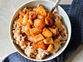  bowl of apple cinnamon oatmeal